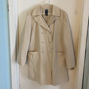 Tan raincoat